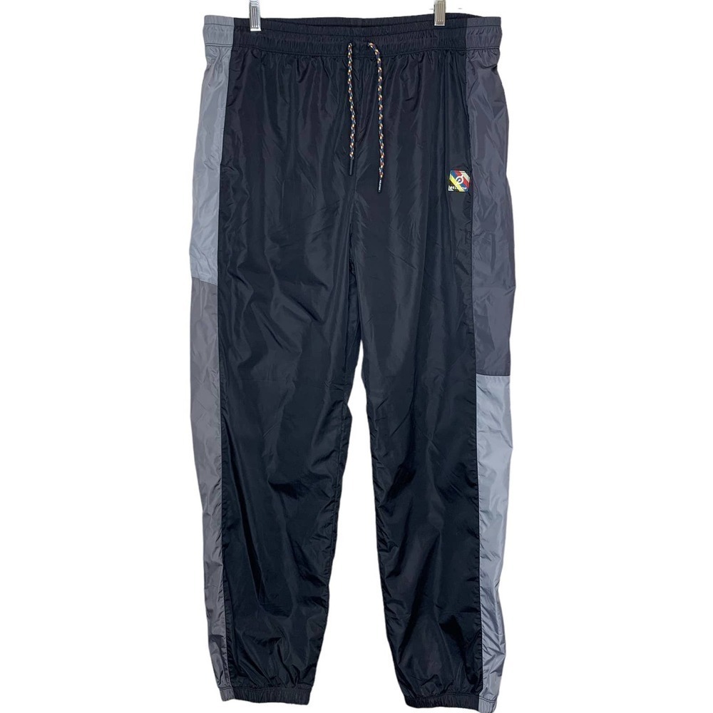 Peloton SU121 Track Pant Womens XL‎ Black Grey Colorblock Mesh Lined Joggers NEW
